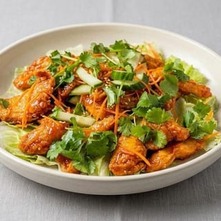 Korean Fried Chicken (Dak Gang Jeong)