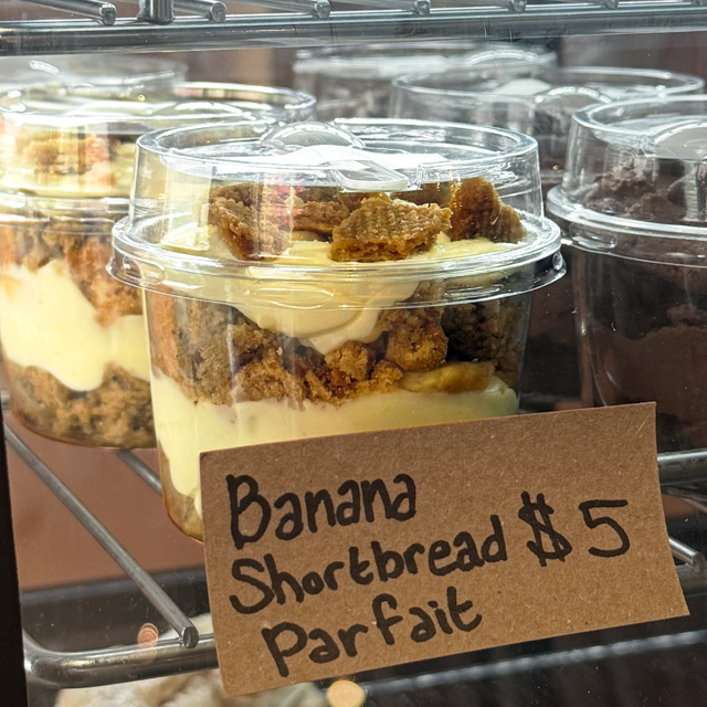Banana Shortbread Parfait.